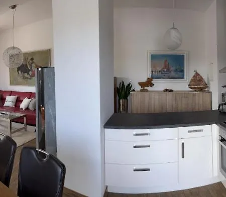公寓 Strandwohnung - Meerblick - 20 Meter Zum 格洛威